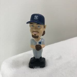 J. GIAMBI 2002 Fotoball MLB MINIATURE BOBBLE-HEAD NEW YORK YANKEES #25 BASEBALL